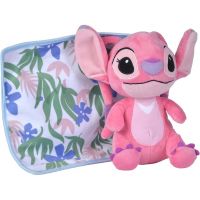 Disney Stitch Anđeo plišana figura s pokrivačem 25 cm - Simba Toys