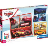 Auti utrka 3x48 komada Supercolor puzzle - Clementoni