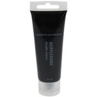 Spirit: Crna akrilna boja 75ml