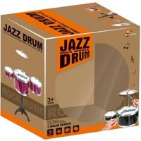 Jazz Drum 4-dijelni crni set igračaka sa bubnjevima