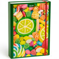 Nebulo: Kutija za bilježnice od valovitog kartona A/4 veličine, bombon