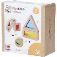 Eichhorn: Drvene Montessori oblike s prozorima u boji – Set za razvoj osjetila - Simba Toys