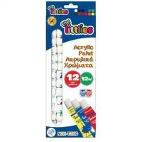 Set akrilnih boja 12 ml, 12 komada