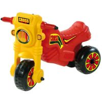 Crveni cross motor na guranje nogama - D-Toys