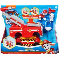 Paw Patrol: Rise and Rescue Marshall figura sa transformirajućim vozilom - Spin Master