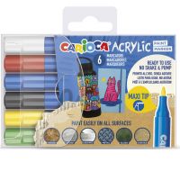 Akrilni Maxi markeri, set od 6 kom - Carioca - a/k/Akrilni-Maxi-markeri-set-od-6-kom-Carioca-1.jpg