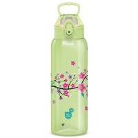 Ars Una: 3D Beach Flowers zelena cvjetna boca za vodu bez BPA 700 ml