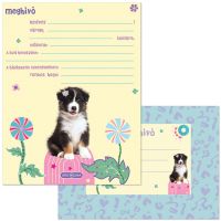 Ars Una: Cute Animals Aussie set od 10 pozivnica s kuvertama (s motivom psića)