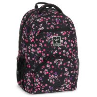 Ars Una: Pearl Blossom Black cvjetni ergonomski školski ruksak, 33x45x24cm - a/r/Ars-Una-Pearl-Blossom-Black-cvjetni-ergonomski-skolski-ruksak-33x45x24cm-1.jpg