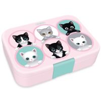 Ars Una: Think Pink mačja podijeljena kutija za užinu 15,3×21,6×5,2 cm - a/r/Ars-Una-Think-Pink-macja-podijeljena-kutija-za-uzinu-15-3-21-6-5-2-cm-1.jpg