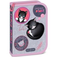 Ars Una: Think Pink preklopna pernica s mačkama, napunjena, 12,8x19,3x3,6 cm - a/r/Ars-Una-Think-Pink-preklopna-pernica-s-mackama-napunjena-12-8x19-3x3-6-cm-1.jpg