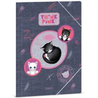 Ars Una: Think Pink slatki fascikl s mačkama i gumicom, veličine A4 - a/r/Ars-Una-Think-Pink-slatki-fascikl-s-mackama-i-gumicom-velicine-A4-1.jpg