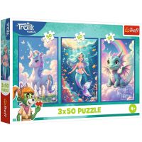 Šareni svijet bajki – puzzle 3 x 50 komada s jednorogom, sirenom i zmajem – Trefl - a/r/areni-svijet-bajki-puzzle-3-x-50-komada-s-jednorogom-sirenom-i-zmajem-trefl-1.jpg
