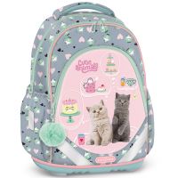 Ars Una: Cute Animals Tea Party anatomski školski ruksak s mačkama 33×43×22 cm - a/r/ars-una-cute-animals-tea-party-anatomski-skolski-ruksak-s-mackama-334322-cm.jpg