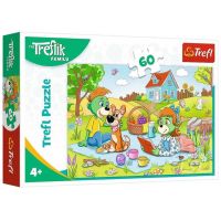 Avanture obitelji Treflik - puzzle od 60 dijelova - Trefl