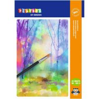PlayBox: Bijeli akvarel papir A/4 20 komada set