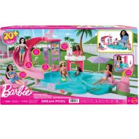 Barbie: Dream Pool set za zabavu na bazenu - Mattel