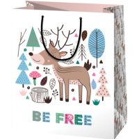 Be Free jelen uzorak normalne veličine poklon vrećica 11x6x14cm - b/e/be-free-jelen-uzorak-normalne-velicine-poklon-vrecica-11x6x14cm.jpg