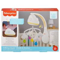 Fisher-Price: Umirujući Oblaci 2 u 1 krevetni mobil s svjetlom i zvukom - Mattel