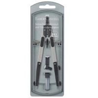 Faber-Castell: Komplet šestar za brzo podešavanje s univerzalnim adapterom – srebrna boja - f/a/Faber-Castell-Komplet-sestar-za-brzo-podesavanje-s-univerzalnim-adapterom-srebrna-boja-1.jpg