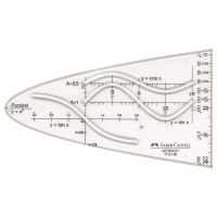 Faber-Castell: Predložak za parabolu – 14 cm, za različite vrste funkcija