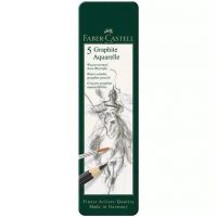 Faber-Castell: Set akvarelnih grafitnih olovaka u metalnoj kutiji, 5 komada - f/a/Faber-Castell-Set-akvarelnih-grafitnih-olovaka-u-metalnoj-kutiji-5-komada-1.jpg