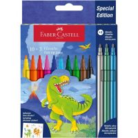 Faber-Castell: Set flomastera s dinosaurima, 10+3 komada - f/a/Faber-Castell-Set-flomastera-s-dinosaurima-10-3-komada-1.jpg