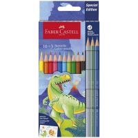 Faber-Castell: Set obojanih olovaka s dinosaurima, paket od 10+3 komada - f/a/Faber-Castell-Set-obojanih-olovaka-s-dinosaurima-paket-od-10-3-komada-1.jpg