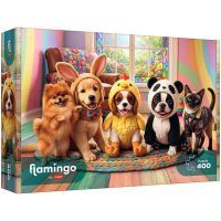 Flamingo by puzzle Odijevajuće kućne životinje puzzle od 400 dijelova - Trefl - f/l/flamingo-by-puzzle-odijevajuce-kucne-zivotinje-puzzle-od-400-dijelova-trefl-1.jpg