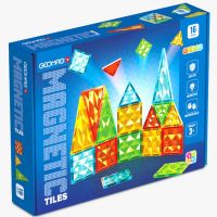 Geomag: Magnetic Tiles Gems magnetski set građevinskih kocaka, 16 komada