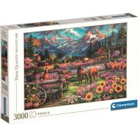 HQC Slobodno galopirajući jahač, puzzle od 3000 dijelova - Clementoni