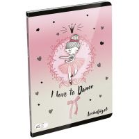 ICO: LizzySuli Lovely Ballerina Tiny Dancer bilježnica A5, 40 listova