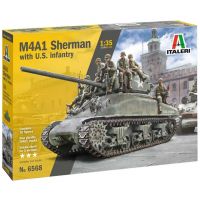 Italeri 1/35 M4A1 SHERMAN tenk s američkom posadom maketa - i/t/Italeri-1-35-M4A1-SHERMAN-tenk-s-americkom-posadom-maketa-1.jpg