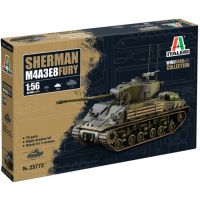 Italeri 1/56 M4A3E8 Sherman Fury tenk maketa - i/t/Italeri-1-56-M4A3E8-Sherman-Fury-tenk-maketa-1.jpg