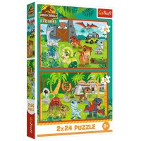Jurassic World mali dinosauri 2x24 komada puzzle - Trefl - j/u/Jurassic-World-mali-dinosauri-2x24-komada-puzzle-Trefl-1.jpg