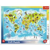 Karta svijeta sa životinjama puzzle sa okvirom 25kom - Trefl - k/a/karta-svijeta-sa-zivotinjama-puzzle-sa-okvirom-25kom-trefl.jpg