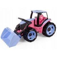 Lena: Divovski traktor s prednjim utovarivačem u ružičastoj boji, 62 cm - l/e/Lena-Divovski-traktor-s-prednjim-utovarivacem-u-ruzicastoj-boji-62-cm-1.jpg