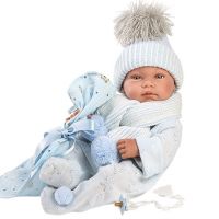 Llorens: Novorođeni dječak Tino 43cm s plavom dekicom, dudom i 3 različite odjeće - l/l/llorens-novorodeni-djecak-tino-43cm-s-plavom-dekicom-dudom-i-3-razlicite-odjece.jpg