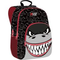 Luna: Must Team ruksak za školu s motivom morskog psa, zaobljen, s 3 pretinca, 32x18x43 cm - l/u/Luna-Must-Team-ruksak-za-skolu-s-motivom-morskog-psa-zaobljen-s-3-pretinca-32x18x43-cm-1.jpg