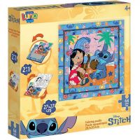 Luna: Stitch Hawaii ugođaj, slagalica s okvirom za bojanje, 64 dijela - l/u/Luna-Stitch-Hawaii-ugodaj-slagalica-s-okvirom-za-bojanje-64-dijela-1.jpg