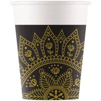 Mandala crno-zlatne papirnate čaše set od 8 komada 200ml - m/a/Mandala-crno-zlatne-papirnate-case-set-od-8-komada-200ml-1.jpg