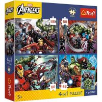 Marvel Osvetnici - 4 x 88 kom Premium Plus Kids puzzle - Trefl