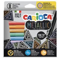 Metallic flomasteri u boji set od 8kom  - Carioca - m/e/metallic-flomasteri-u-boji-set-od-8kom-carioca.jpg