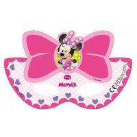 Minnie Mouse ružičasta papirnata maska 6kom