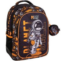 Must... Svemirski astronaut crno-narančasti zaobljeni školski ruksak s 3 pretinca, 32x18x43 cm - m/u/Must-Svemirski-astronaut-crno-narancasti-zaobljeni-skolski-ruksak-s-3-pretinca-32x18x43-cm-1.jpg