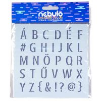 Nebulo: Plastična šablona slova