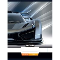 Nebulo: spojena glatka bilježnica s motivom sportskog automobila 80-32 A/4