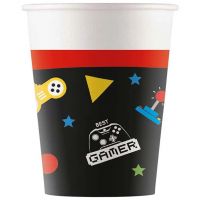 Papirnate čaše s gamerskim uzorkom, set od 8 komada, 200 ml - p/a/Papirnate-case-s-gamerskim-uzorkom-set-od-8-komada-200-ml-1.jpg