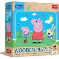 Peppa Pig drvena slagalica od 24 dijela - Trefl
