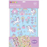 PlayBox: Mega set naljepnica s uzorkom jednoroga - 500 komada - p/l/PlayBox-Mega-set-naljepnica-s-uzorkom-jednoroga-500-komada-1.jpg